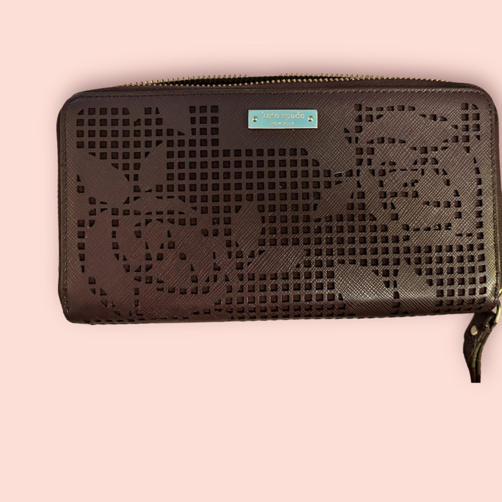 Plum/burgundy Kate spade New York wallet